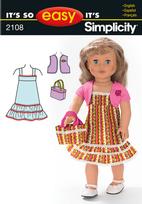 Simplicity 2108 Pattern ( Size ONE )