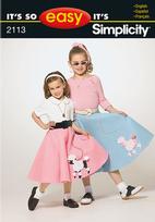 Simplicity 2113 Pattern ( Size 3-4-5-6-7-8-10-12-14 )