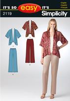 Simplicity 2119 Pattern ( Size 10-12-14-16-18 )