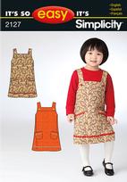 Simplicity 2127 Pattern ( Size 1/2-1-2-3 )