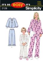 Simplicity 2128 Pattern ( Size 3-4-5-6-7-8-10-12-14 )