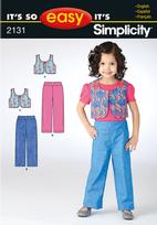 Simplicity 2131 Pattern ( Size 2-3-4-5-6-6X )