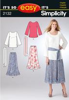 Simplicity 2132 Pattern ( Size 10-12-14-16-18 )