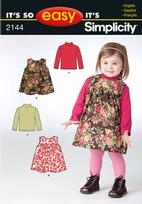 Simplicity 2144 Pattern ( Size 1/2-1-2-3-4 )