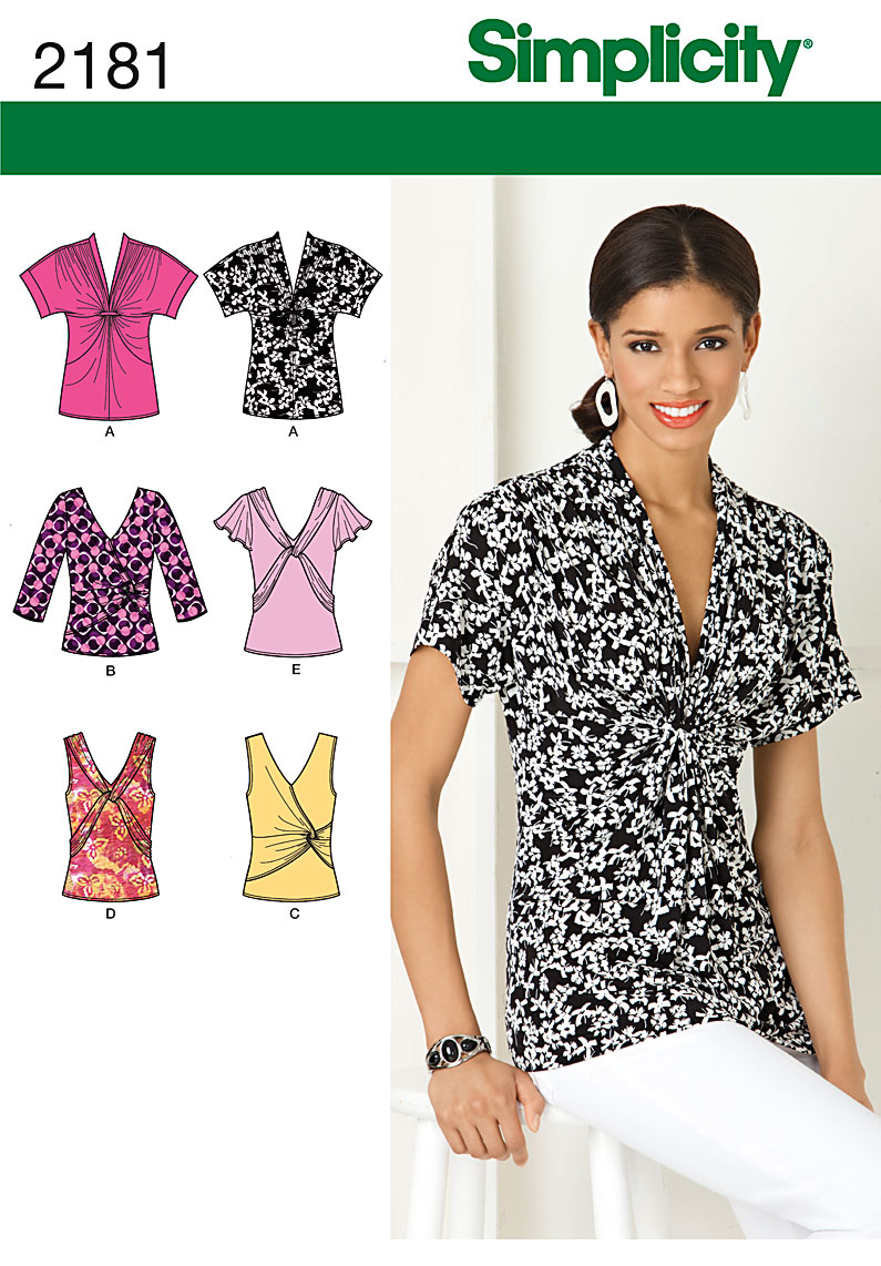 BLOUSE TOP TUNIC SEWING PATTERN SIMPLICITY choose PLUS 424