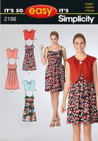 Simplicity 2196 Pattern( Size 6-8-10-12-14-16 )