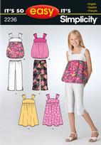 Simplicity 2236 Pattern( Size 7-8-10-12-14 )