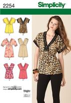 Simplicity 2254 Pattern( Size XS-S-M-L-XL )