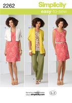 Simplicity 2262 Pattern ( Size M-L-XL-XXL )