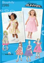 Simplicity 2265 Pattern ( Size 4-5-6-7-8 )