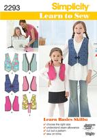 Simplicity 2293 Pattern ( Size 7-8-10-12-14 )