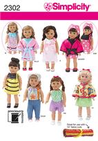 Simplicity 2302 Pattern( Size ONE )