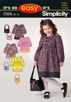 Simplicity 2306 Pattern( Size 3-4-5-6-7-8 )