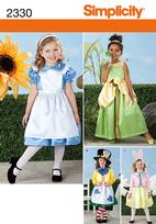 Simplicity 2330 Pattern( Size 3-4-5-6-7-8 )