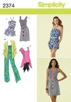Simplicity 2374 Pattern ( Size 12-14-16-18-20 )