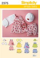 Simplicity 2375 Pattern( Size XXS-XS-S-M-L )