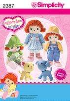 Simplicity 2387 Pattern( Size ONE SIZE )