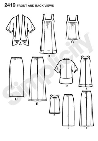 Click to magnify/shrink Line Drawing