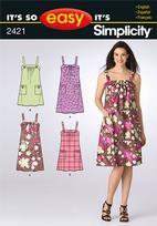 Simplicity 2421 Pattern( Size 6-8-10-12-14-16 )