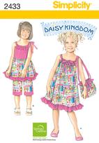 Simplicity 2433 Pattern( Size 3-4-5-6-7-8 )