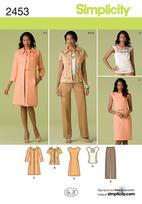 Simplicity 2453 Pattern ( Size 10-12-14-16-18 )