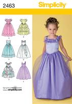 Simplicity 2463 Pattern ( Size 3-4-5-6 )