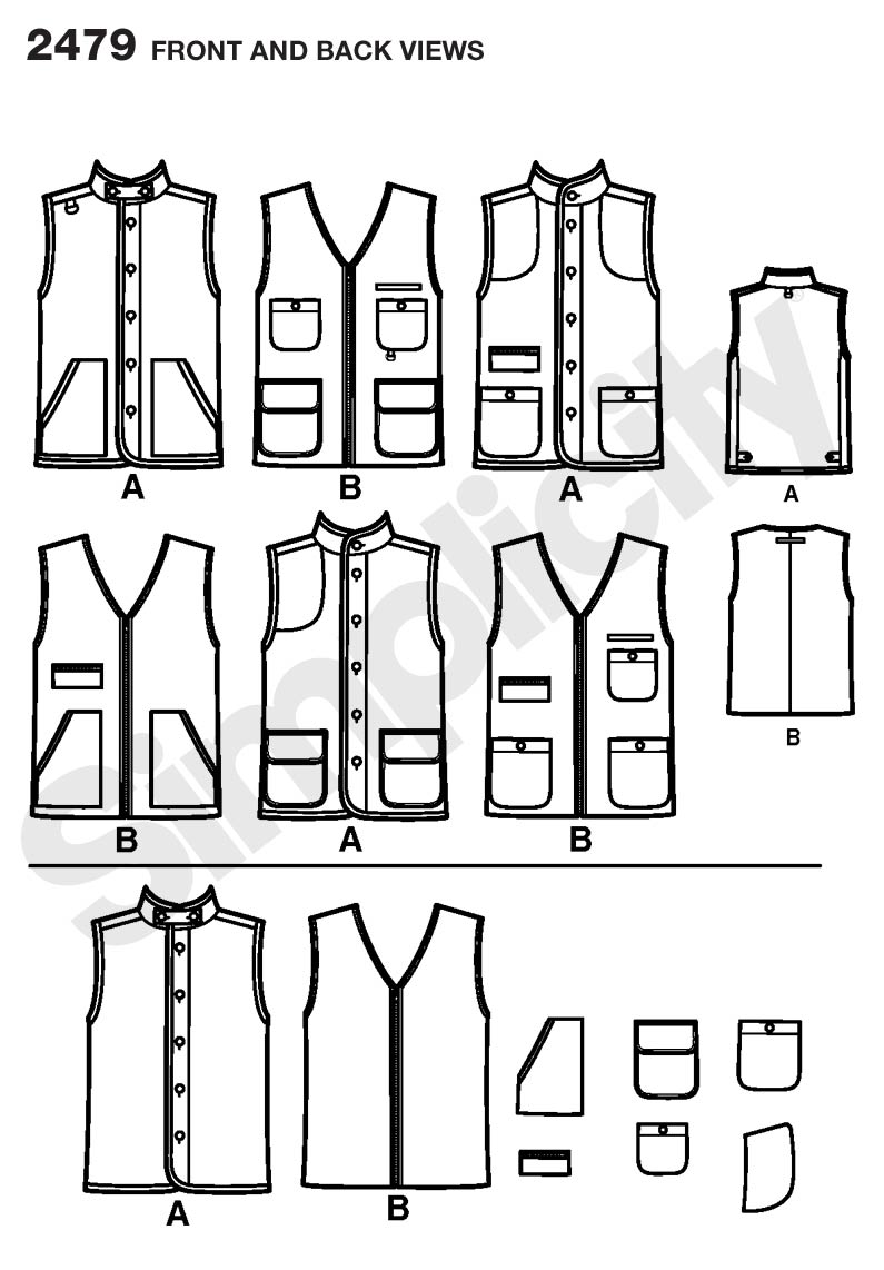 Printable Vest Pattern