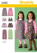 Simplicity 2483 Pattern( Size 2-3-4-5-6-6X )
