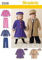 Simplicity 2526 Pattern( Size 1/2-1-2-3-4 )