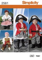 Simplicity 2561 Pattern( Size 1/2-1-2-3-4 )