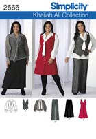 Simplicity 2566 Pattern ( Size 20W-28W )