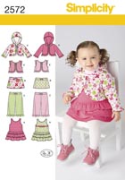 Simplicity 2572 Pattern( Size XXS-XS-S-M-L )