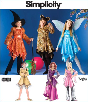  Simplicity 2793 from Simplicity patterns is a Girl Costumes sewing pattern