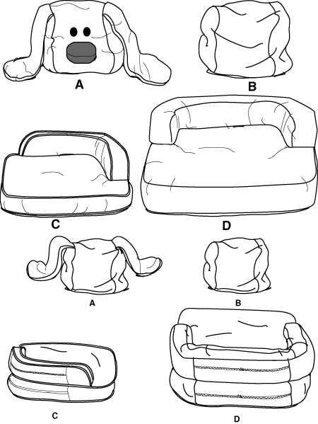 Simplicity 7014 Dog Beds sewing pattern