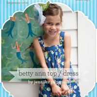 BettyAnn Top and Dress
