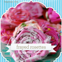 Frayed Rosette