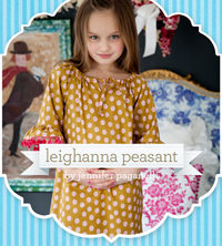 Leighanna Peasant Top
