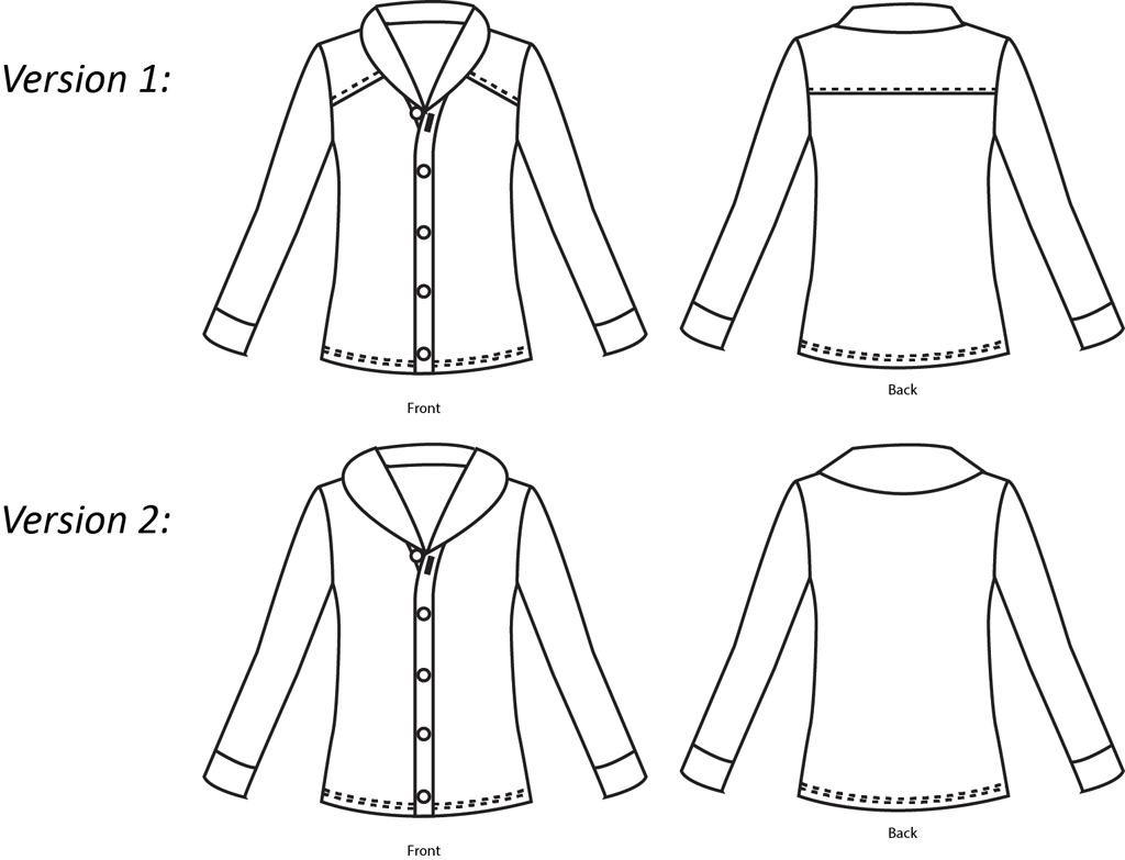 Click to magnify/shrink Line Drawing