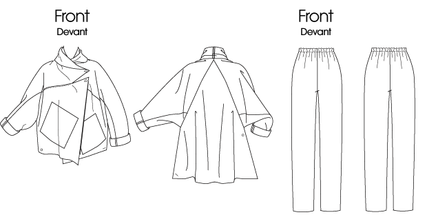 Click to magnify/shrink Line Drawing