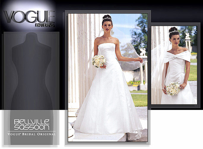 wedding dress patterns. vogue wedding dress patterns.