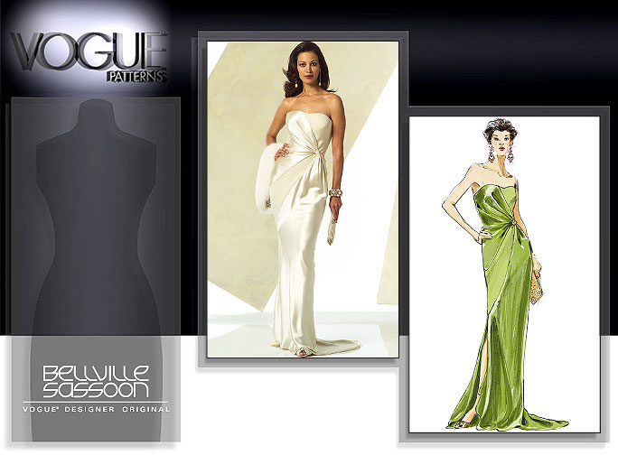 Vogue formal dress patterns