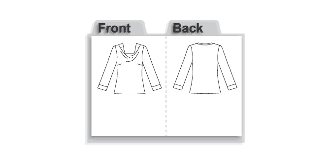 Click to magnify/shrink Line Drawing