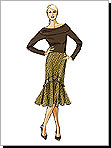 Vogue 8296 Pattern ( Size 6-8-10-12 )