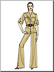 Vogue 8502 Pattern ( Size 18-20-22-24 )