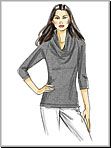 Vogue 8597 Pattern ( Size 14-16-18-20-22 )