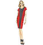 Vogue 8763 Pattern ( Size 14-16-18-20-22 )