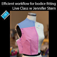 Efficient workflow for Bodice Fitting