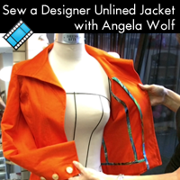 Sew a Designer Unlined Jacket