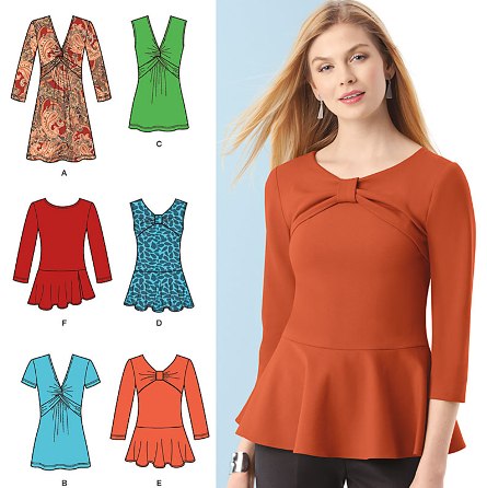 Tell Us...Which New Simplicity Patterns Do You Like? Fabric by Elliott ...