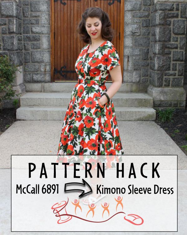 Pattern Hack - Kimono Sleeve Shirt Dress 4/27/16 - PatternReview